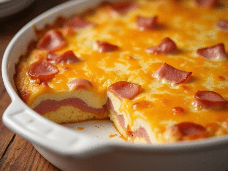 Egg and Ham Breakfast Casserole Recipe | Easy & Comforting Breakfast