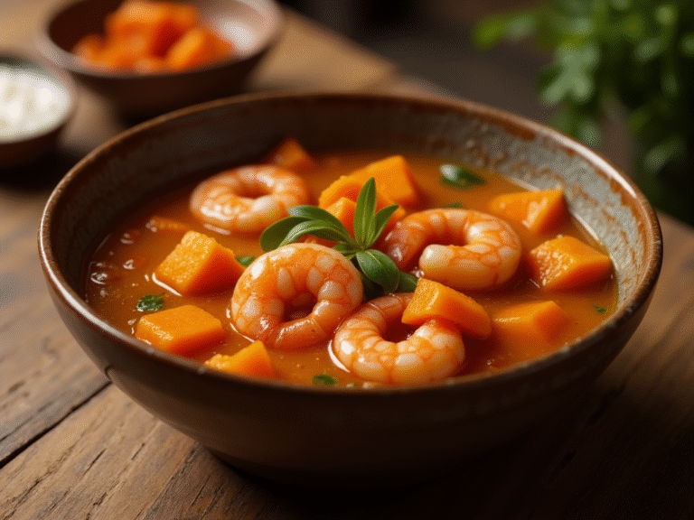 Shrimp and Sweet Potato Stew Recipe | Comforting and Nutritious