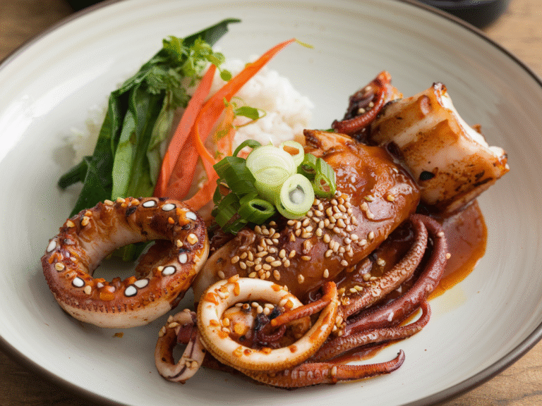 Ojingeo Bulgogi Recipe | Flavorful Korean Grilled Squid with Sweet and Spicy Marinade